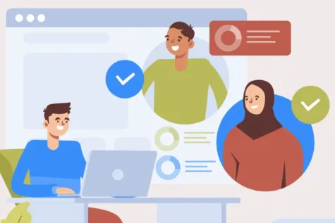 Ein Arbeitgeber, der sich Bewerberunterlagen ansieht